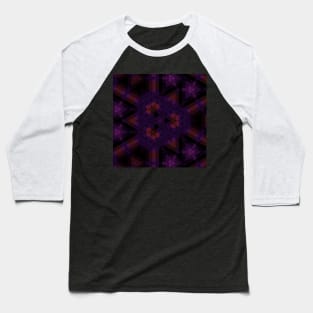 Kaleidoscope of Magical Geometric Shapes Baseball T-Shirt